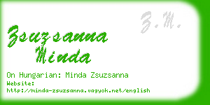 zsuzsanna minda business card